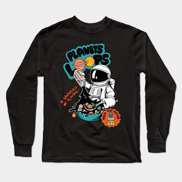 planets loop Long Sleeve T-Shirt by coffeeman